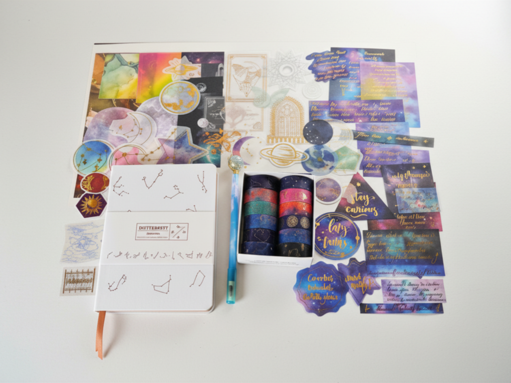 Cosmic Creations journaling kit contents